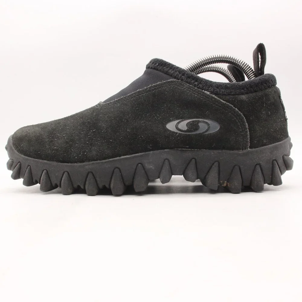 Salomon Contagrip CX Thinsulate slip on Black Suede Women's Size 8 Trail Shoes - Picture 4 of 11